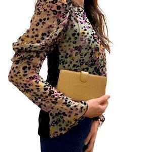 Chanel brown CC logo wallets clutch